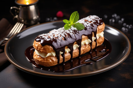 Pastry Perfection: Irresistible Ãclair Confectionの素材
