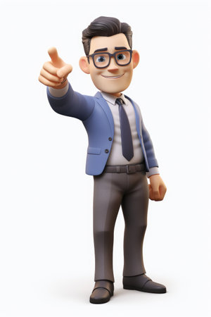 3d minimalist generic people.の素材
