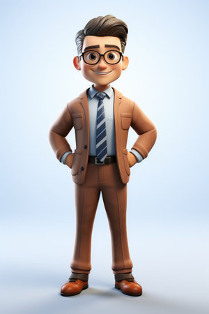 3d minimalist generic people.の素材