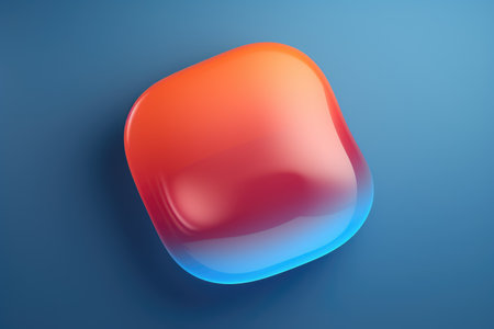 Abstract Neon Speech Bubbles, UI Items, Presentation. Graphic 3d Bubbles.の素材