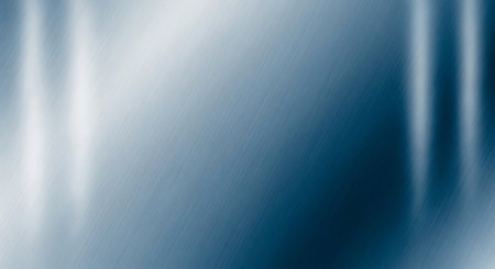 Metal blue background or texture of brushed steel plate with reflections Iron plate and shinyの素材