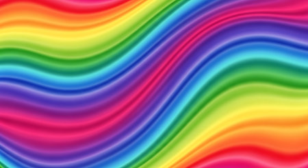 Rainbow colors abstract background for web design. Colorful spectrum gradient.の素材