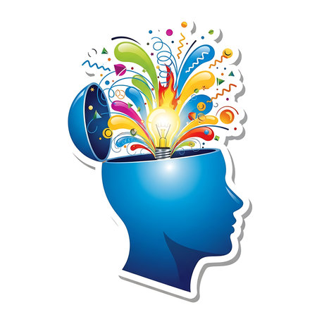 creative mind design, vector illustration eps 10  graphic.の素材