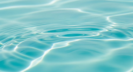 Blue water surface background, rippled rippled water surfaceの素材