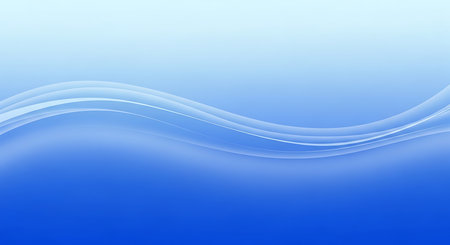 abstract blue background with some smooth lines in it (see more in my portfolio)の素材