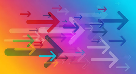 Abstract arrows background. Vector illustration for your design. Eps 10.の素材