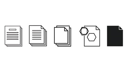 document icon vector. document icon vector. document icon vector. document icon flatの素材