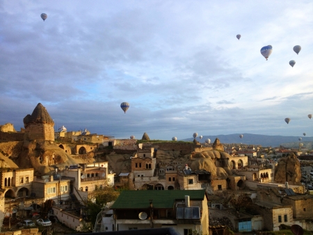 Balloons in the sky Cappadocia の素材