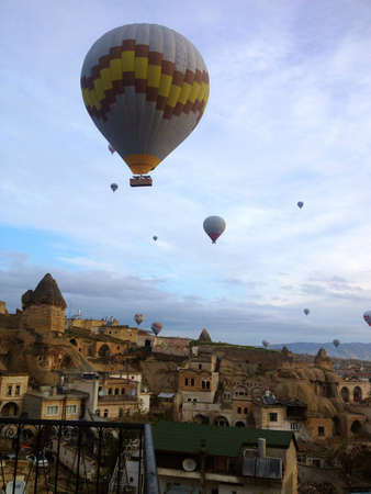 Cappadocia s sky in the morning turkey の素材