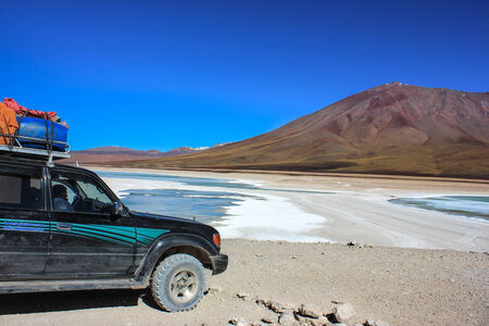Car Trip In boliviaのeditorial素材