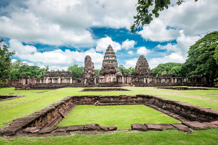Prasat Hin Phimai Historical Park In Thailandの写真素材