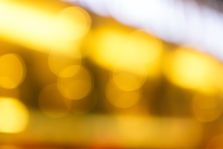 Bokeh, abstract blurred orange lightの写真素材