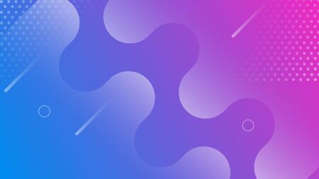 Minimal gradient background, Liquid color background design, Futuristic design, vector illustrationのイラスト素材