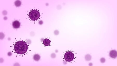 Microscopic virus abstract background vector illustrationのイラスト素材