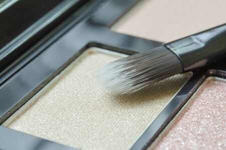 Close up eye shadow paletteの写真素材