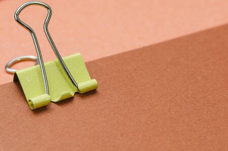 Paper and clipの写真素材