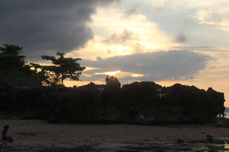 Before sunsetの写真素材