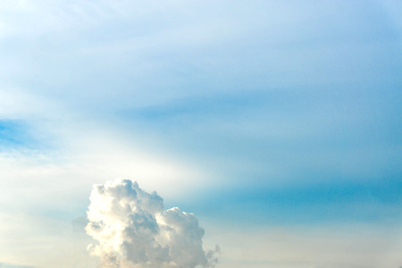 blue sky with cloud closeup Blue sky with clouds background blue sky background with tiny clouds Sky daylight. Natural sky composition. Element of design.の写真素材