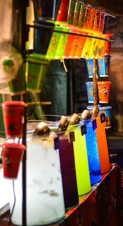 Nectar colorful folk in thailandの写真素材