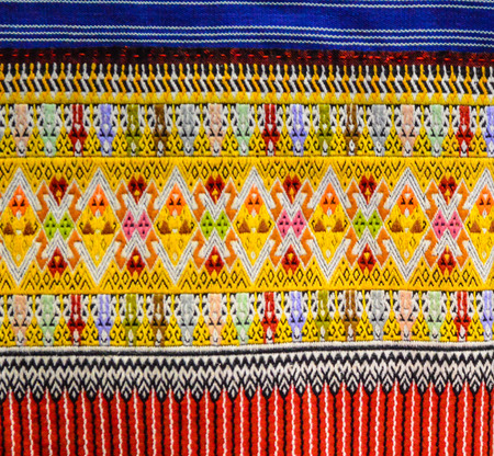 Hand-woven cotton Product folk parades Chiang Mai, Thailand