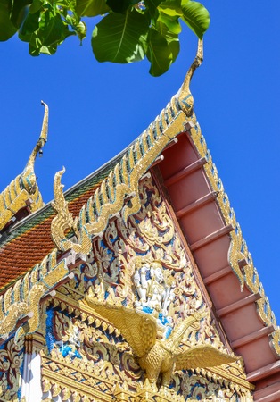 Art and architecture in Thailand Templeの写真素材