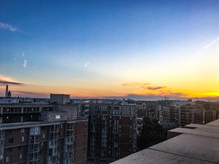Washington Skyline at Dawnの写真素材