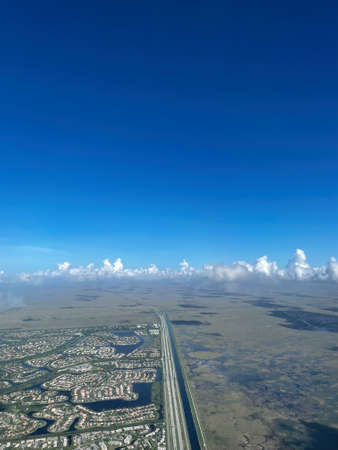 Sawgrass expressway in Broward County Floridaの写真素材