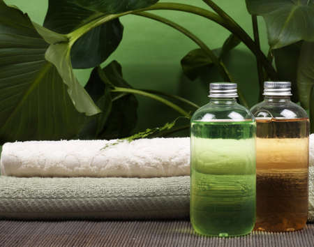 Set for the care of bodyの写真素材