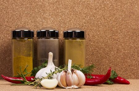 Different spices to improve the taste of foodの写真素材