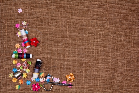 Beautiful art background  with scrapbooking elements