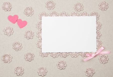 Beautiful art background  with scrapbooking elementsの写真素材