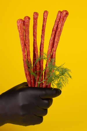 Kabanos dry sausage usually made of pork which originated in Poland.
