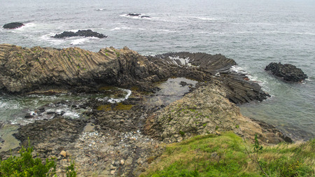Columnar joint in the sea