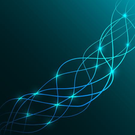 Abstract background with lines. Glowing lines. Vector illustration, EPS 10のイラスト素材
