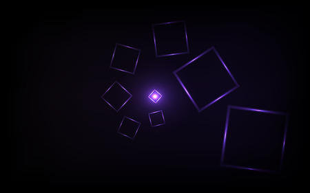 Vector neon squares design. Colorful background. Illustration EPS 10のイラスト素材