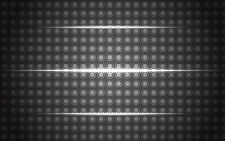 Metall background with glowing lines. White stripes. Chrome textureのイラスト素材