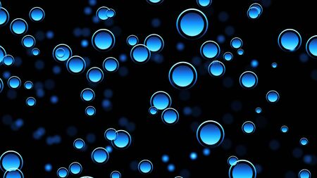 Abstract background with particles and bokeh. Artの写真素材