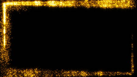 Abstract background with magic border. 3d render.の写真素材