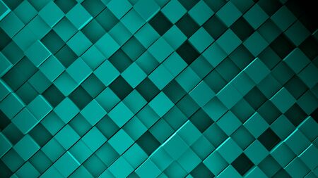 abstract image of cubes background. 3d renderの写真素材