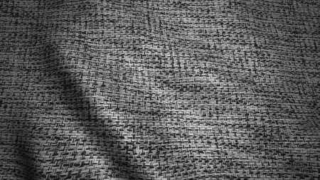 Highly detailed texture of burlap. Sackcloth backgroundの写真素材