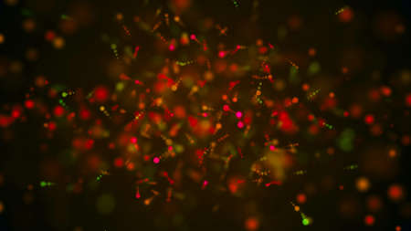 Abstract bokeh background. Digital defocused backdrop. 3d rendering