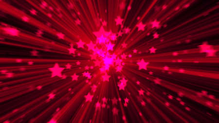 Abstract pink background. Digital explosion star. 3d renderingの写真素材
