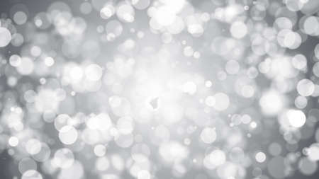 Abstract background with silver bokeh. 3d renderingの写真素材