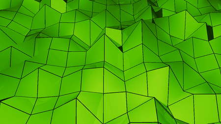 Abstract Polygonal Geometric backdrop. Digital background. 3d renderingの写真素材