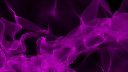 Abstract smoke on black background. Digital illustration. 3d renderingの写真素材