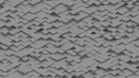 Abstract background with isometric cubes. 3d renderingの写真素材