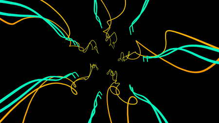 Abstract background with lines. 3d rendering abstract backdropの写真素材