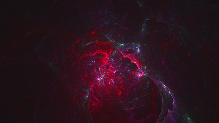 Abstract fractal light background. Digital 3d rendering backdrop. 8K resolutionの写真素材