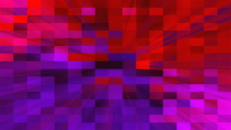 Beautiful bright mosaic with square particles, this is computer generated abstract digital...