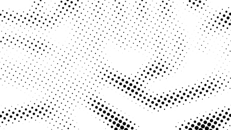 Half tone of many dots, computer generated abstract background, 3D rendering simple backdrop with...